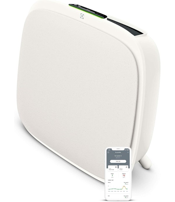 Пречиствател на въздух Electrolux WA51-303WT, покриващ 66 m², дебит 315 m3/h, с WiFi