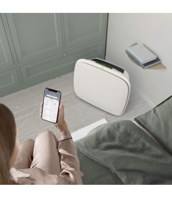Пречиствател на въздух Electrolux WA51-303WT, покриващ 66 m², дебит 315 m3/h, с WiFi