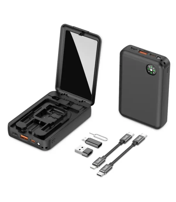 Външна батерия (Power Bank) 10000mAh 22.5W PD+QC 12-в-1 Мултифункционална с бързо зареждане