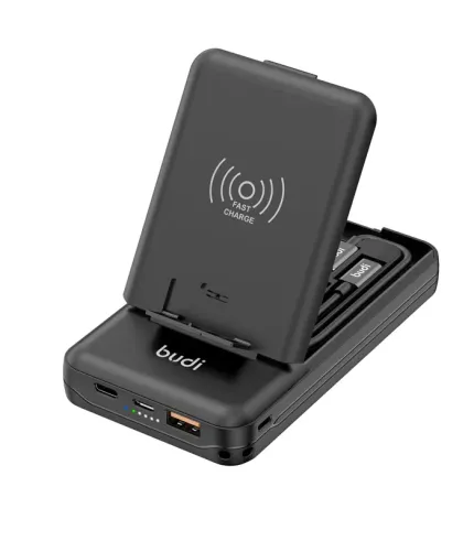 Мултифункционална външна батерия 10000mAh 22.5W PD+QC с безжично зареждане