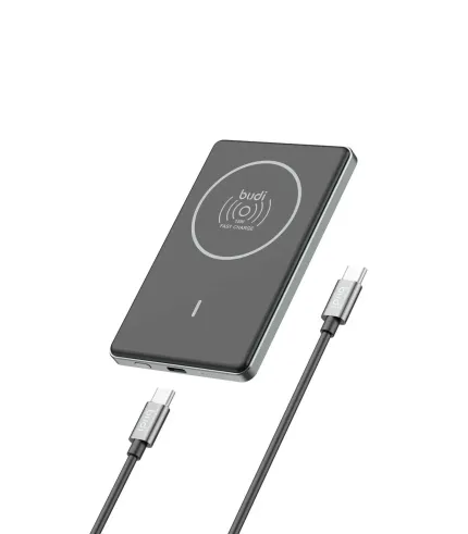 Ултратънка магнитна външна батерия 20W PD+безжично зареждане