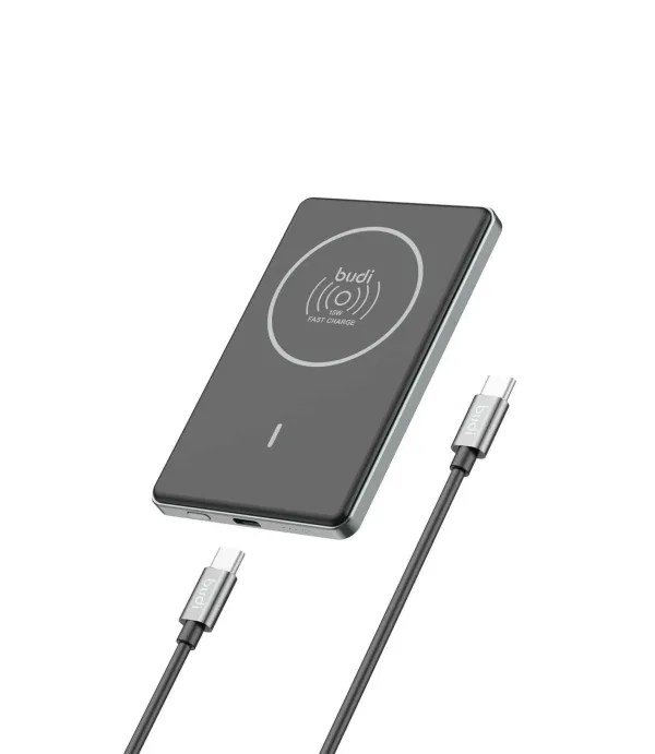 Ултратънка магнитна външна батерия 20W PD+безжично зареждане