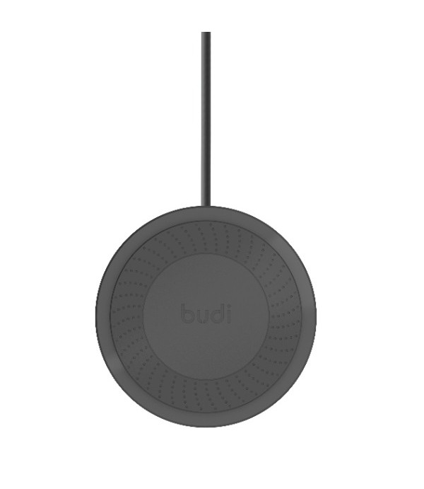15W Безжично Зарядно с Вграден USB Кабел