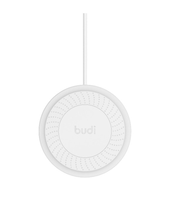 15W Безжично Зарядно с Вграден USB Кабел