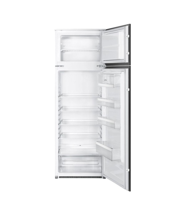 Хладилник Smeg D4152F, с фризер разположен Отгоре, 259 л, Клас E, Височина 158.2 см
