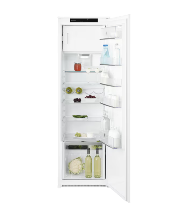 Хладилник Electrolux KFS4DF18S, с фризер разположен Отгоре, 285 л, Клас F, Височина 177.2 см