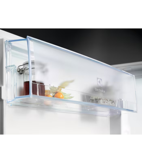 Хладилник Electrolux KFS4DF18S, с фризер разположен Отгоре, 285 л, Клас F, Височина 177.2 см