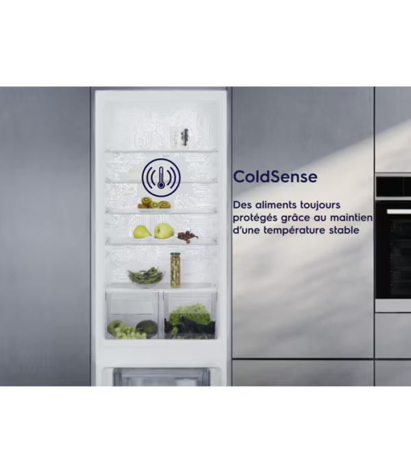 Хладилник Electrolux KFS4DF18S, с фризер разположен Отгоре, 285 л, Клас F, Височина 177.2 см