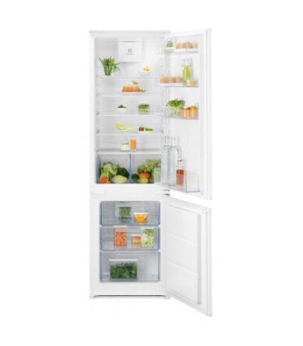 Хладилник Electrolux KND5FE18S, с фризер разположен Отдолу, 220 л, Клас E, Височина 177.2 см