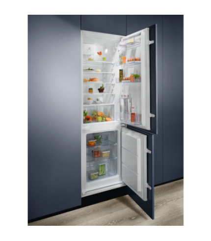Хладилник Electrolux LND5FE18S, с фризер разположен Отдолу, 220 л, Клас E, Височина 177.2 см