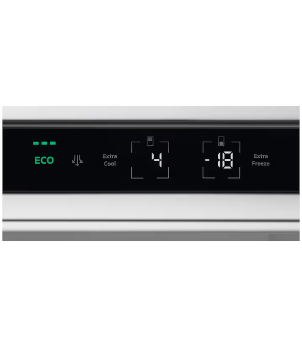 Хладилник Electrolux LNG7TE18S, с фризер разположен Отдолу, 216 л, Клас E, Височина 177.2 см